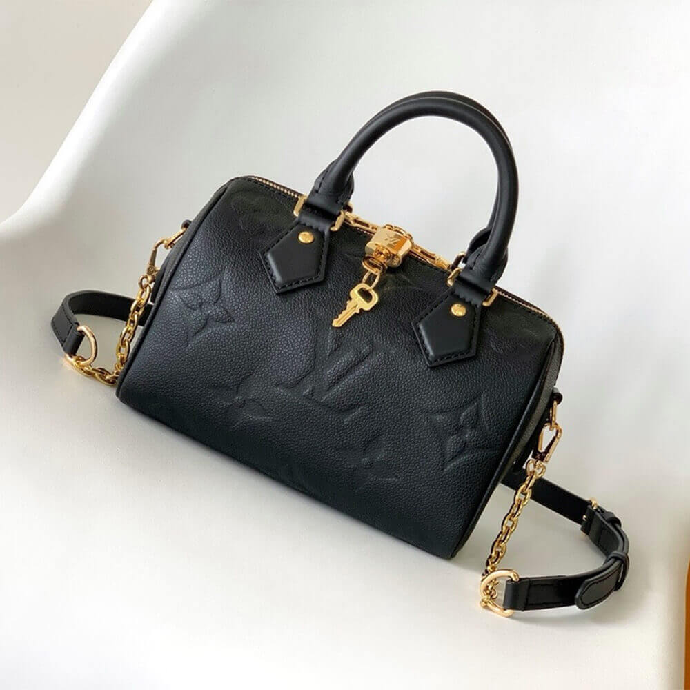Black LV Speedy Bandouliere 20 - Image 2
