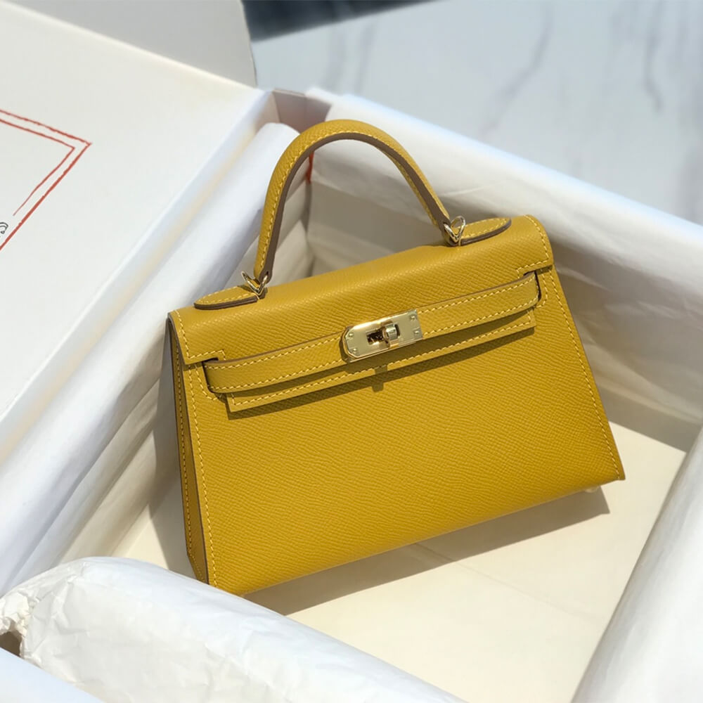 Yellow Hermes Mini Kelly II (Best
 Grade) - Image 2