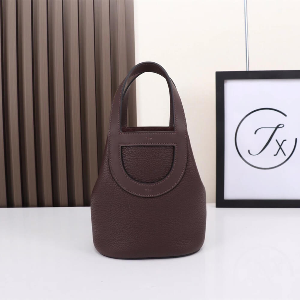 Saddle Red Hermes loop bag - Image 2