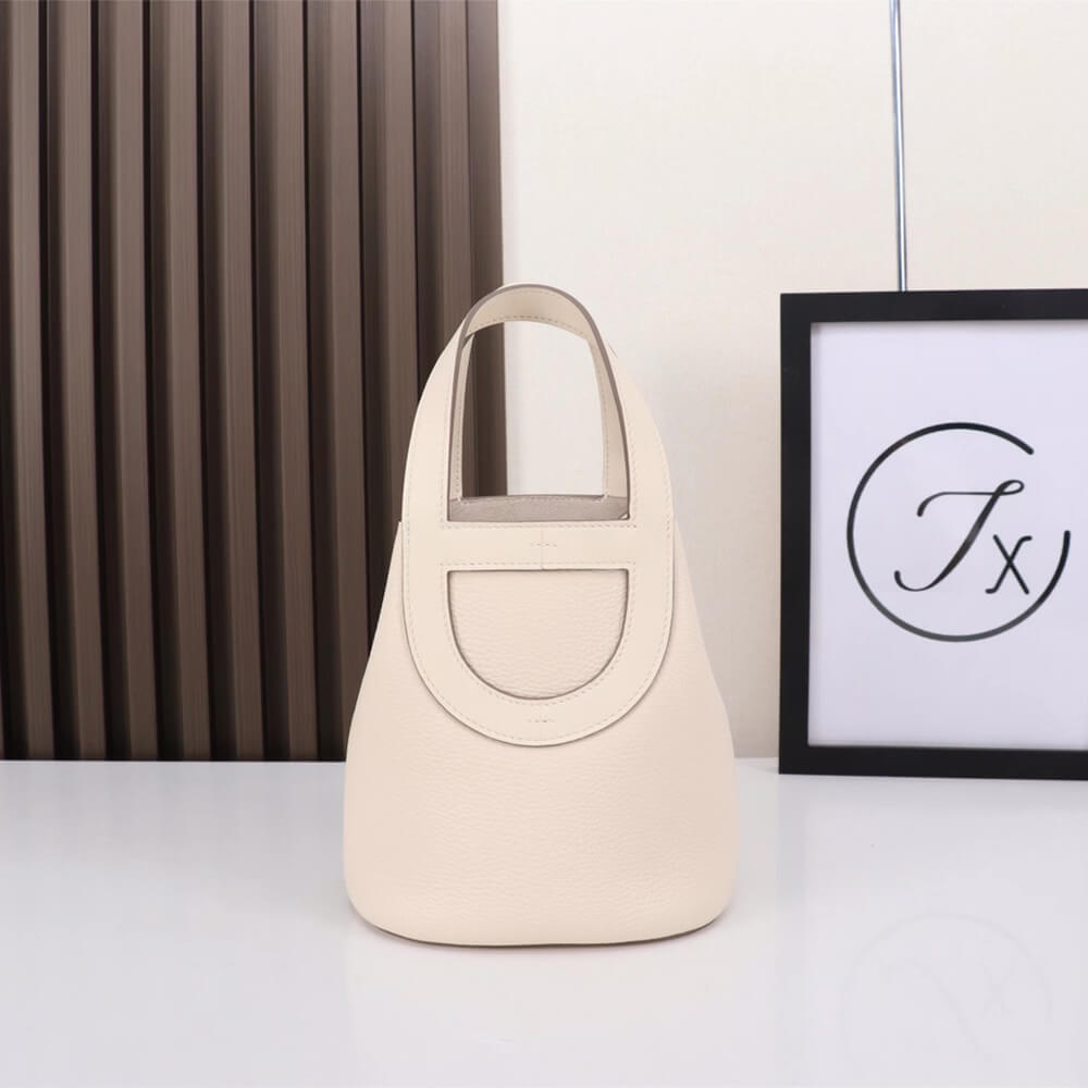 Grey Hermes loop bag - Image 2