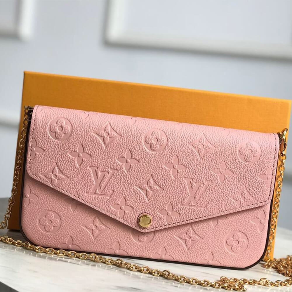 Pink LV Felicie Pochette - Image 2