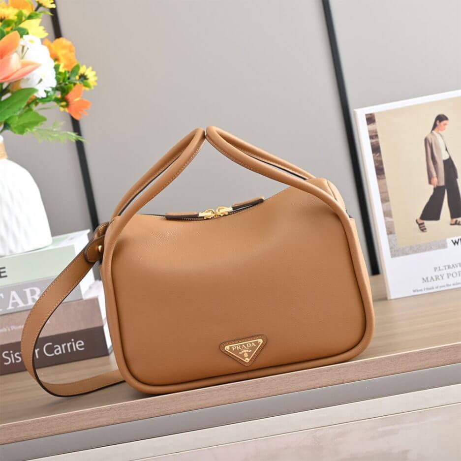 Caramel Prada Darling leather Handbag - Image 2