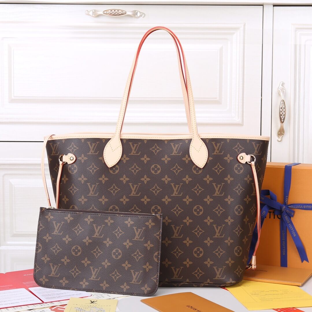Beige LV Neverfull MM - Image 2