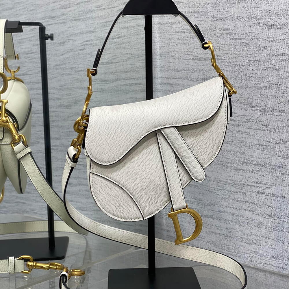Dior Mini Saddle Bag with Strap - Image 2