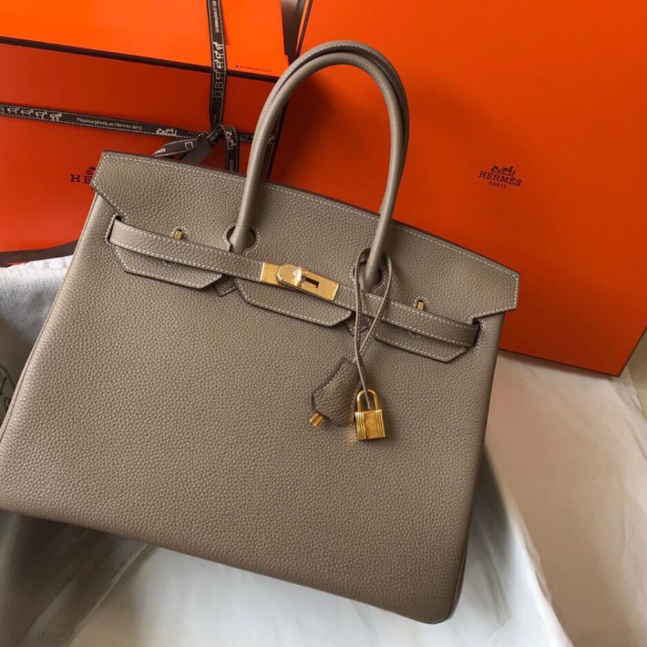 Etoupe Hermes Birkin 35 - Image 2