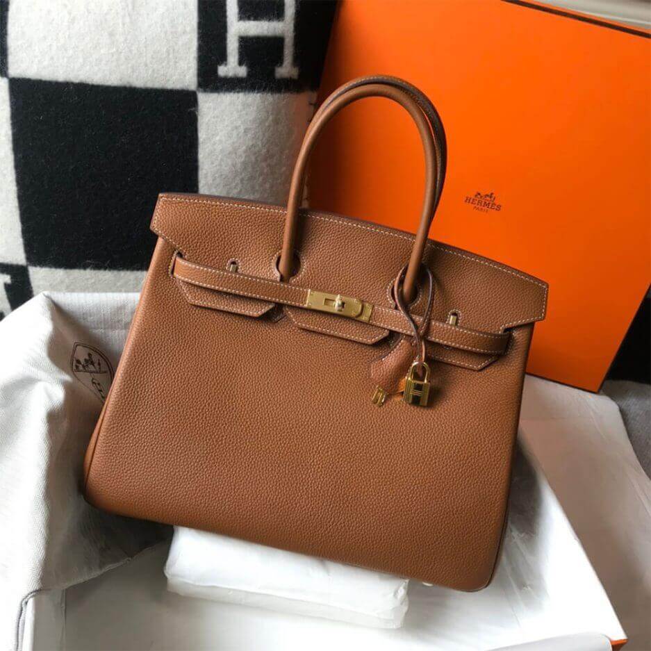Brown Hermes Birkin 35 - Image 2