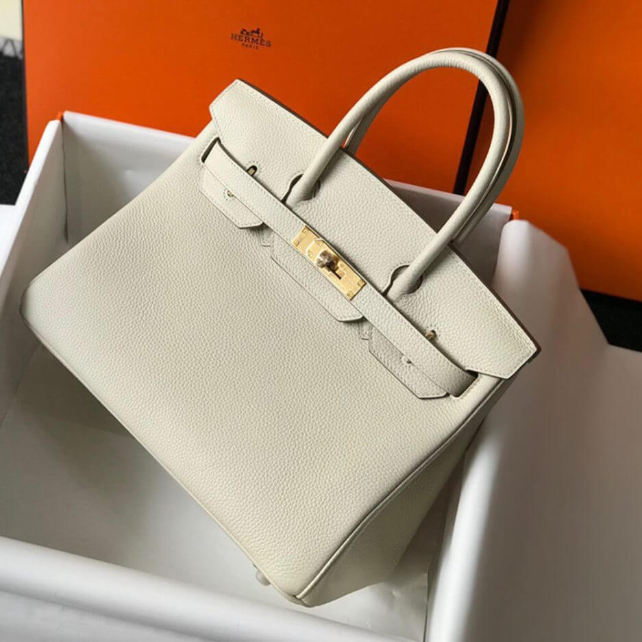 Cream Hermes Birkin 35 - Image 2