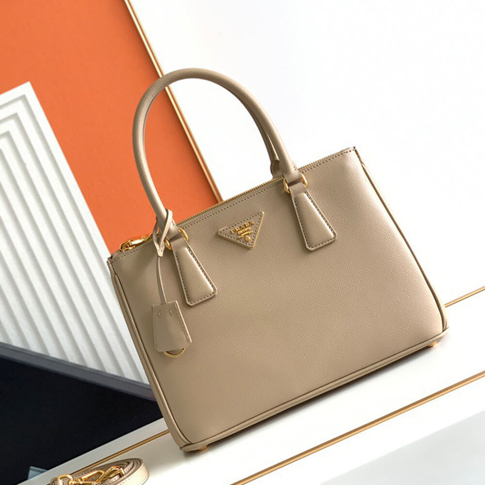 Sand Beige Medium Prada Galleria Saffiano leather bag - Image 2