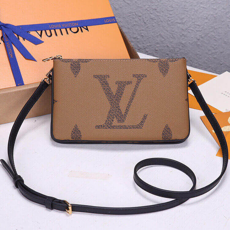 LV Double Zip Pochette - Image 2