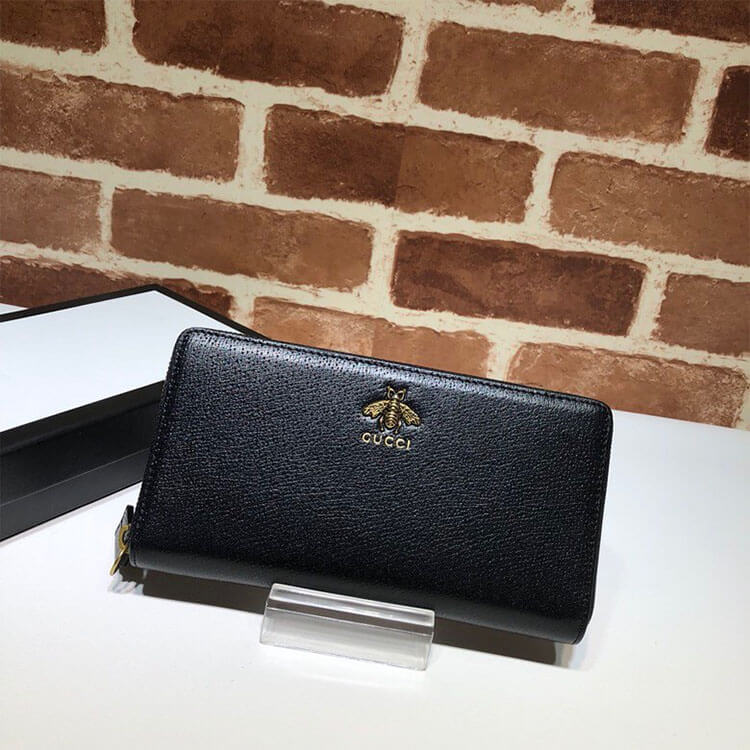 Gucci Animalier leather zip around wallet - Image 2