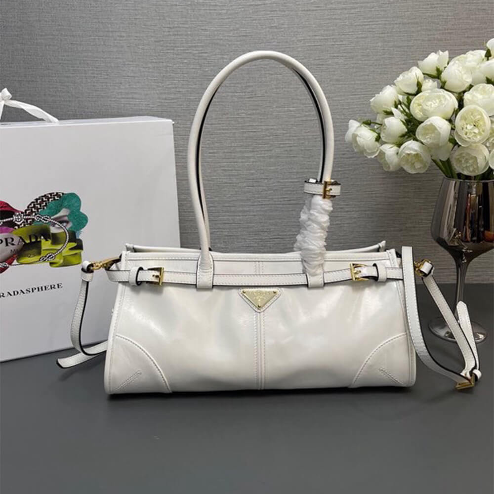 White Prada Medium leather handbag (Best
 grade) - Image 2