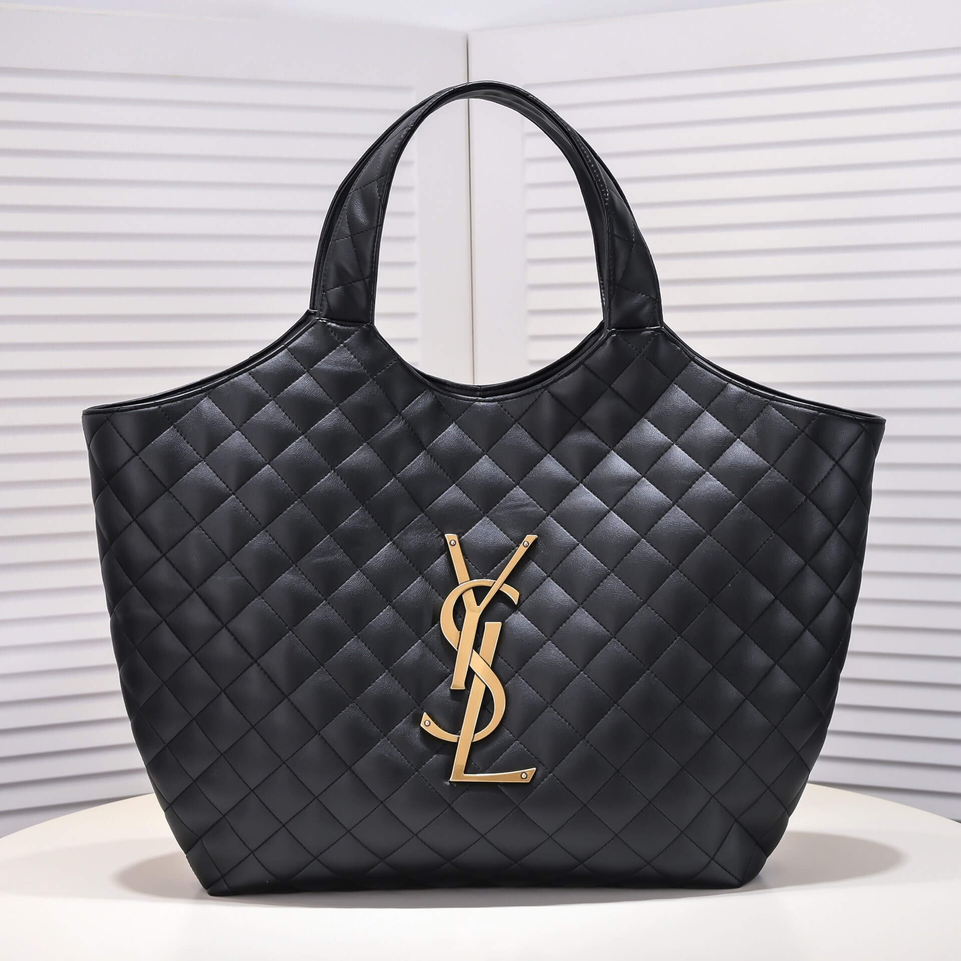 YSL Icare quilted lambskin oversized shopping bag (Best
 grade) - Image 2