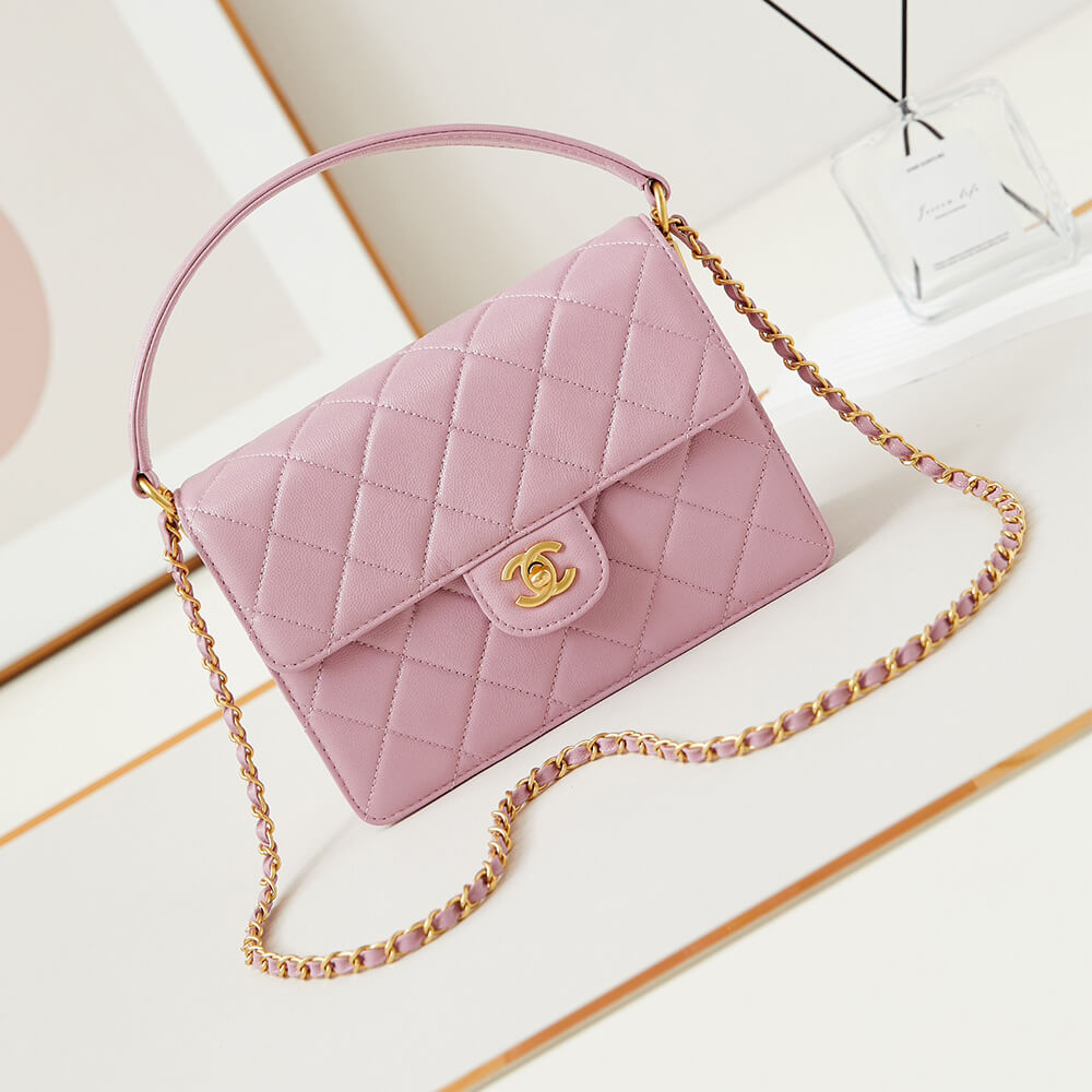 Pink lychee pattern Chanel Large Handbag (Best
 grade) - Image 2