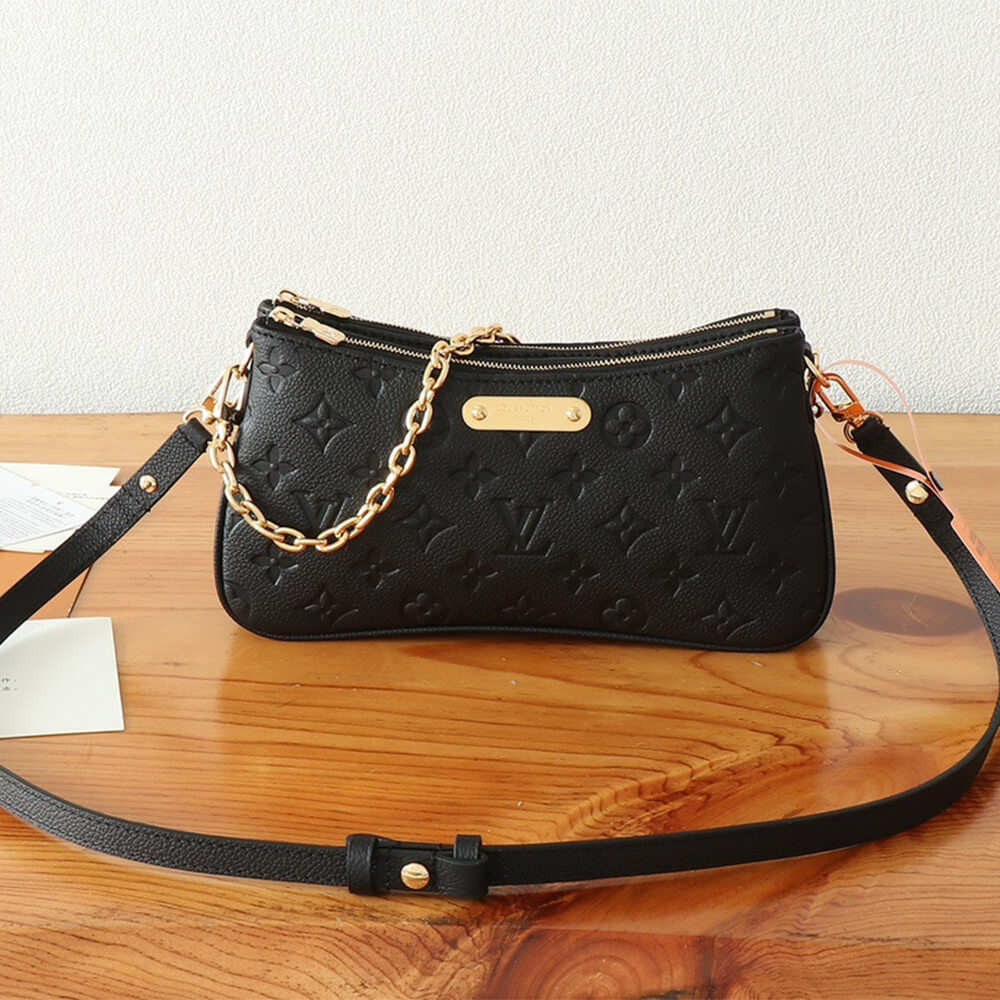 Black LV Liv Pochette - Image 2