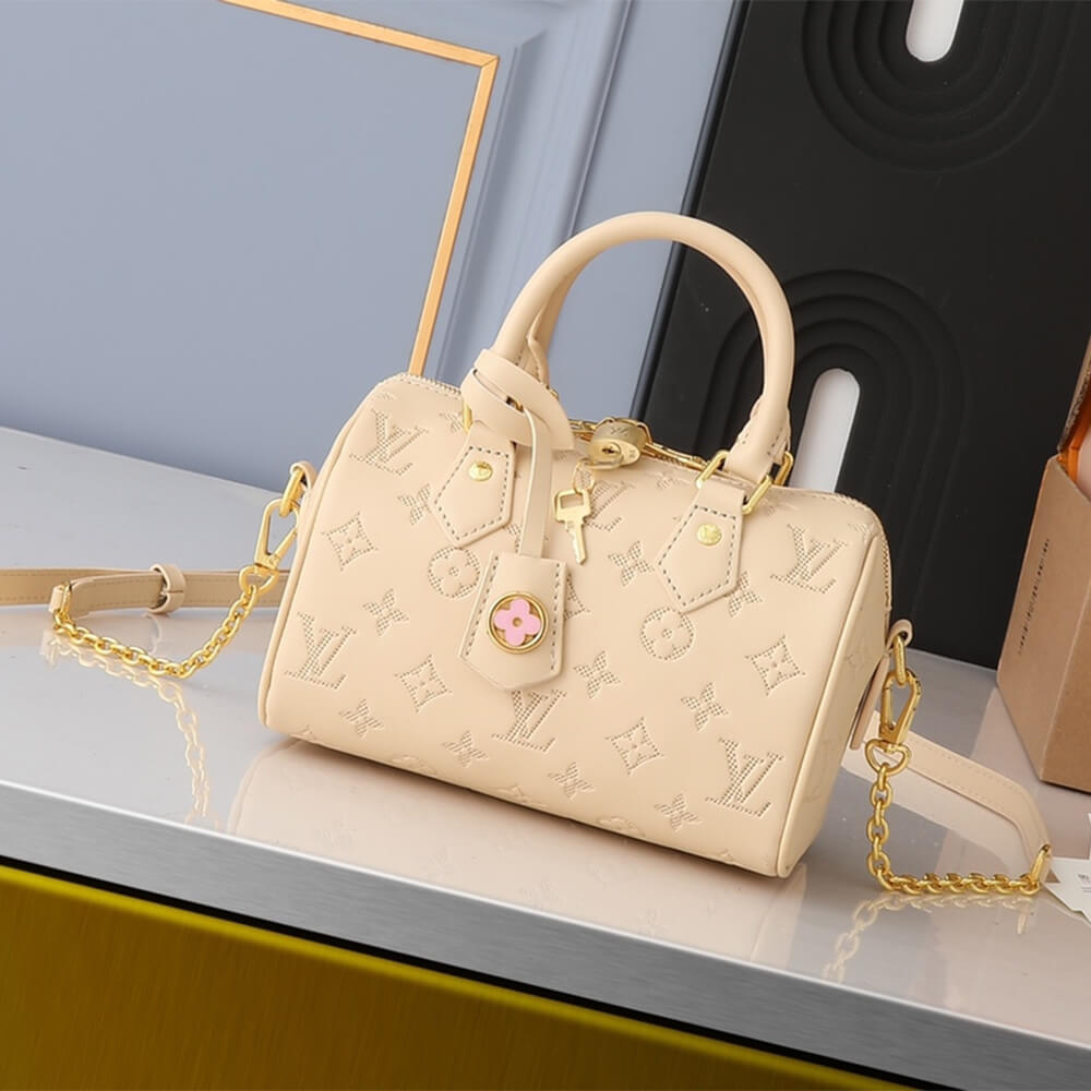 Beige LV Speedy Bandouliere 20 (Best
 grade) - Image 2
