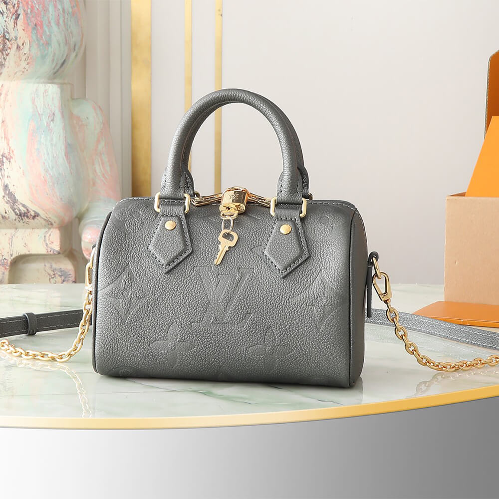 Gun Metal LV Speedy Bandouliere 20 - Image 2