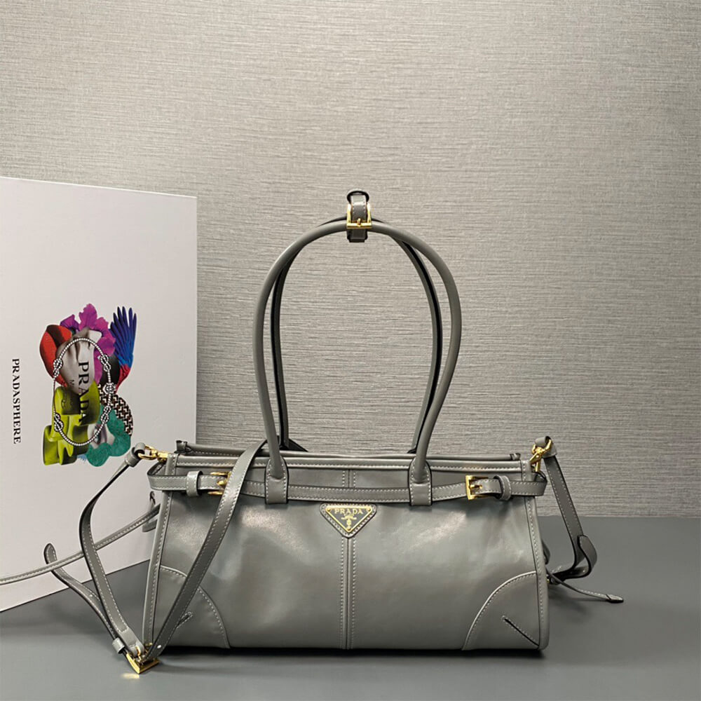 Grey Prada Medium leather handbag (Best
 grade) - Image 2