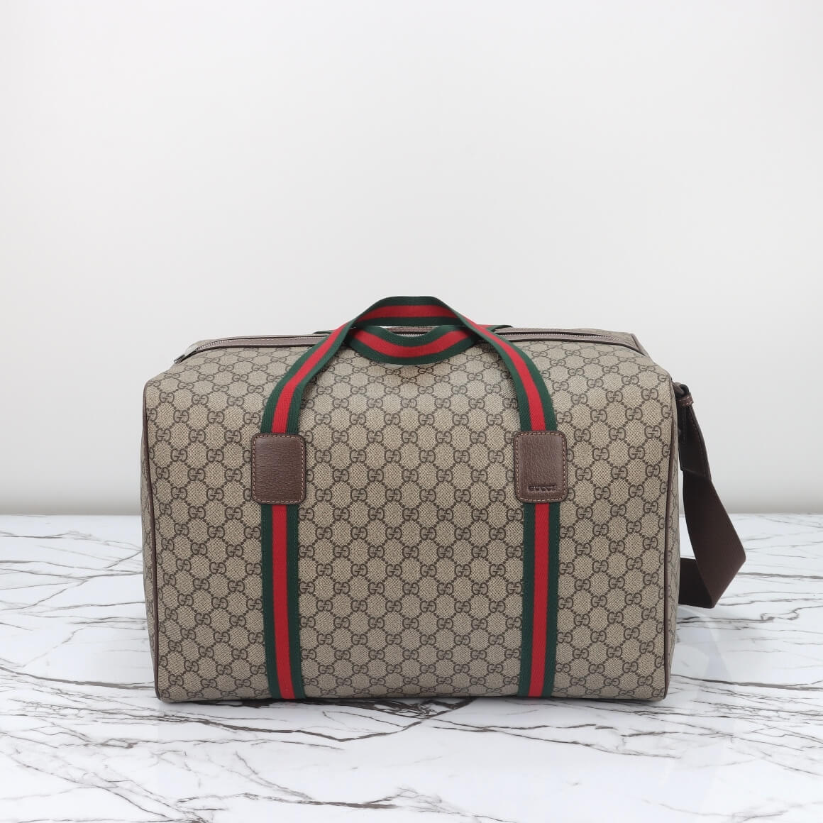 Gucci Medium duffle bag with Web - Image 2