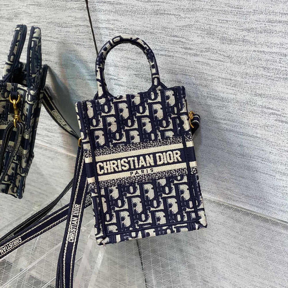 Mini Vertical Dior Book Tote - Image 2