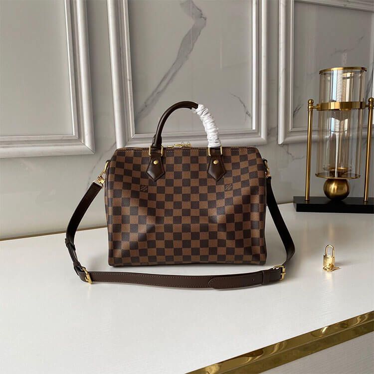 Damier LV Speedy Bandouliere 30 Handbag - Image 2