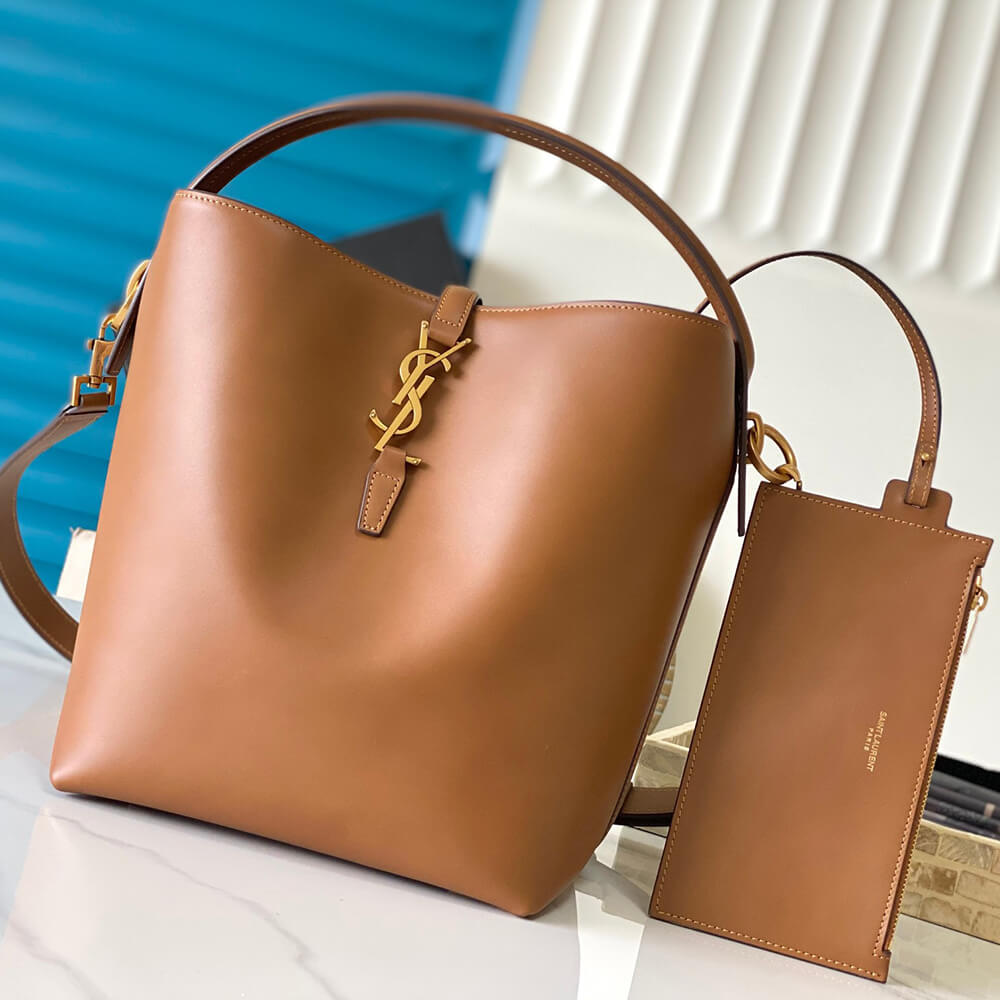 Calfskin YSL LE 37 in shiny leather - Image 2