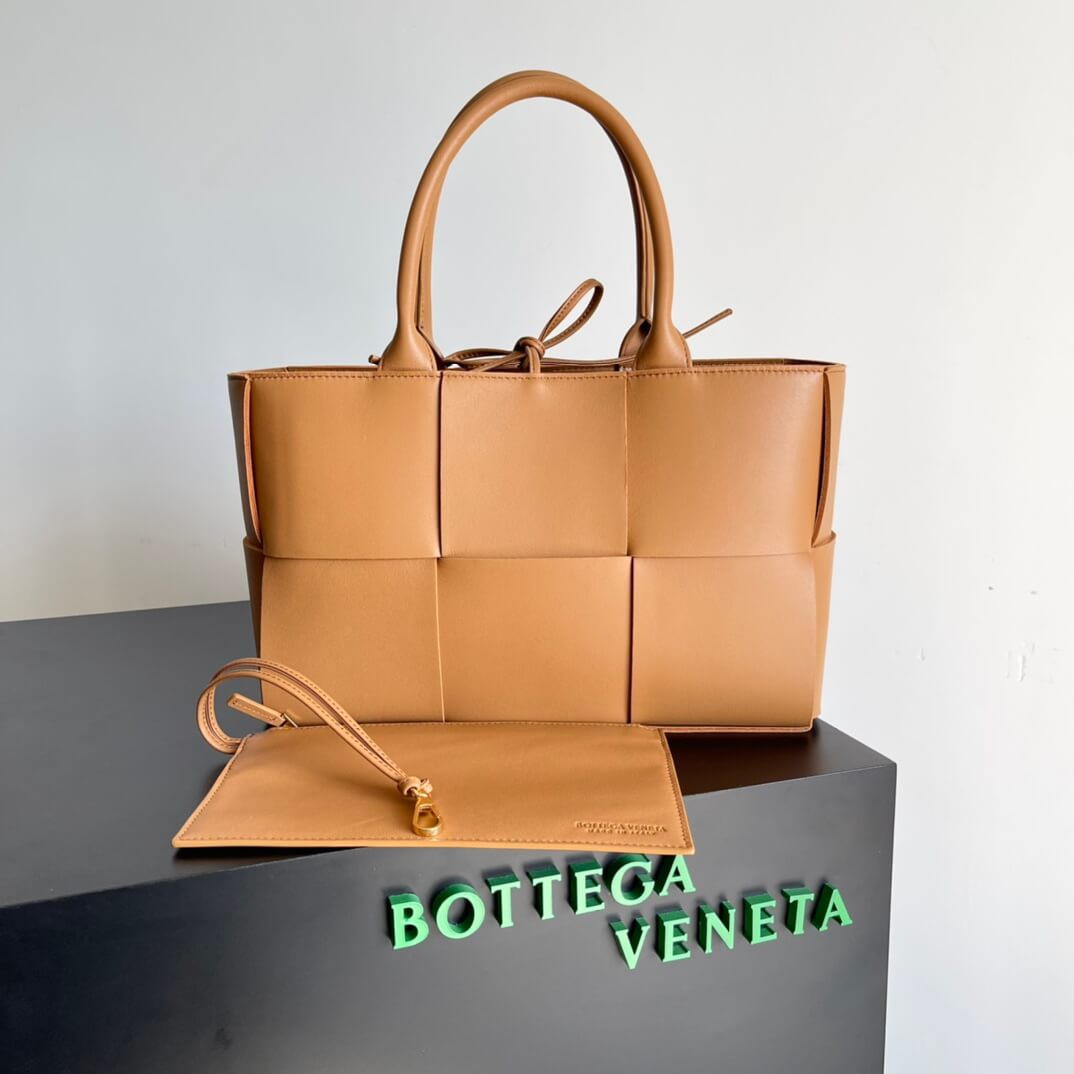 Camel Bottega Veneta Small Arco Tote - Image 2
