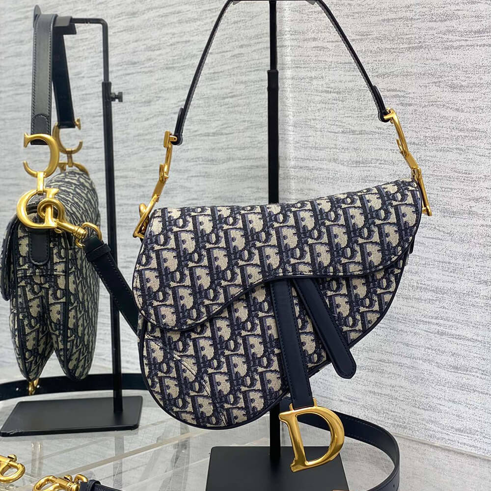 Dior Saddle Bag with Strap - Image 2