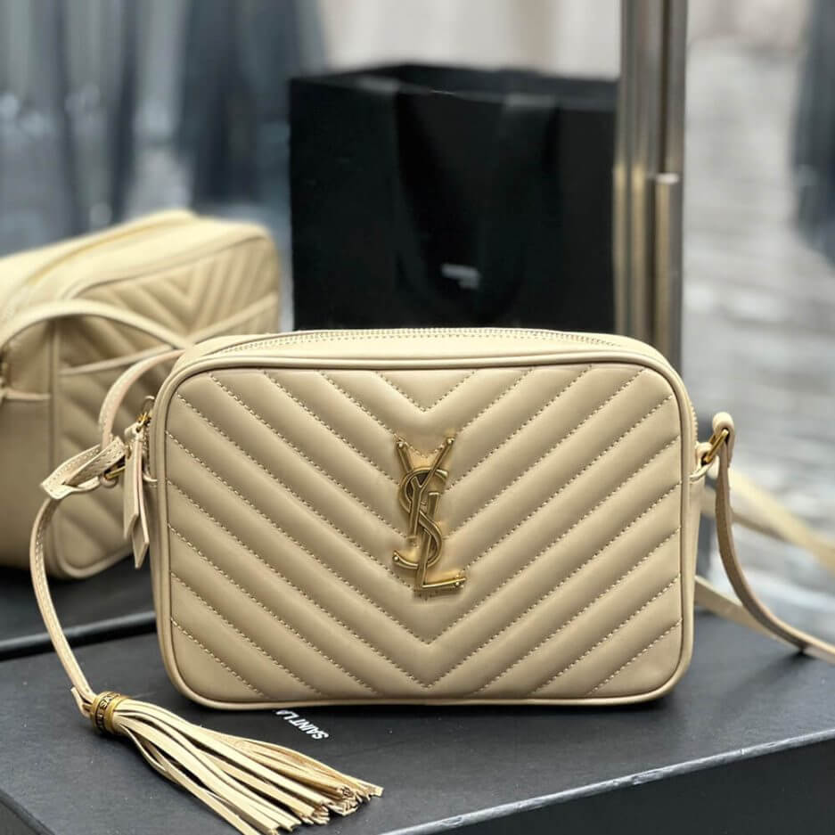 IVOIRE YSL LOU CAMERA BAG IN QUILTED LEATHER - Image 2