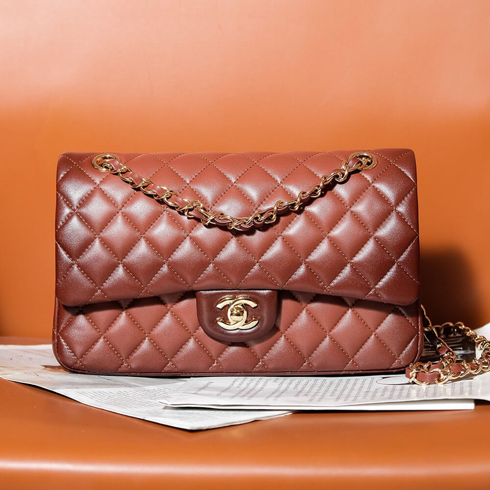 Brown CHANEL CLASSIC 11.12 HANDBAG (Best
 grade) - Image 2