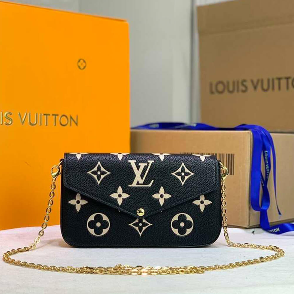 Black Louis Vuitton Felicie pochette bag - Image 2
