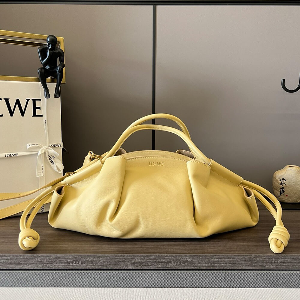 Yellow Loewe Small Paseo bag in shiny nappa calfskin (Best
 grade) - Image 2