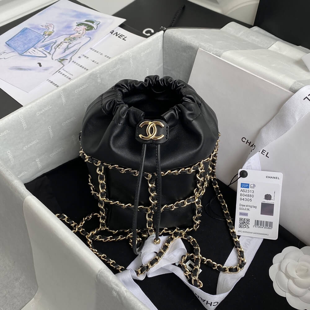 CHANEL Small Drawstring Bag - Image 2