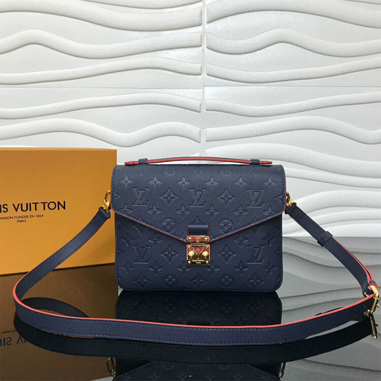 Red LV Pochette Metis Handbag - Image 2