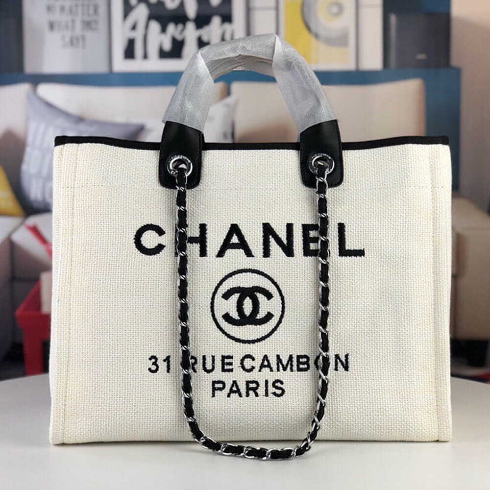 CHANEL Deauville Large Tote - Image 2