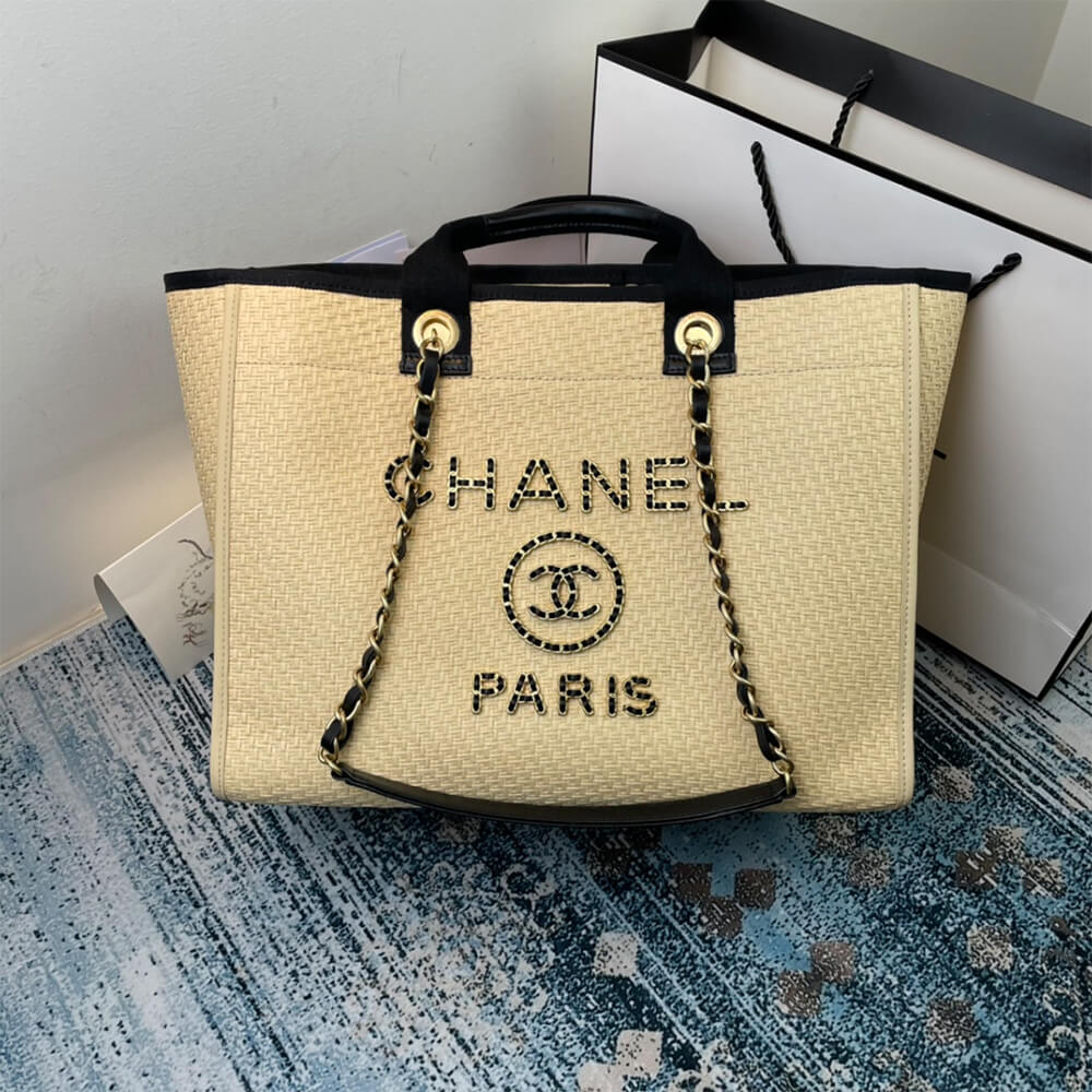 CHANEL Deauville Large Tote - Image 2