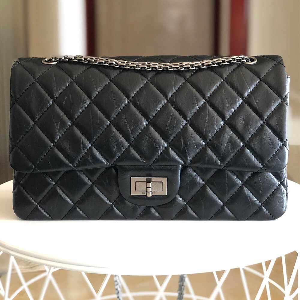Black CHANEL LARGE 2.55 HANDBAG (Best
 grade) - Image 2