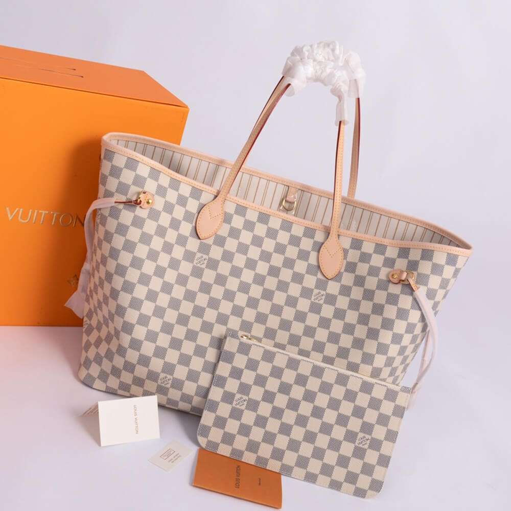 Beige Louis Vuitton NEVERFULL GM - Image 2