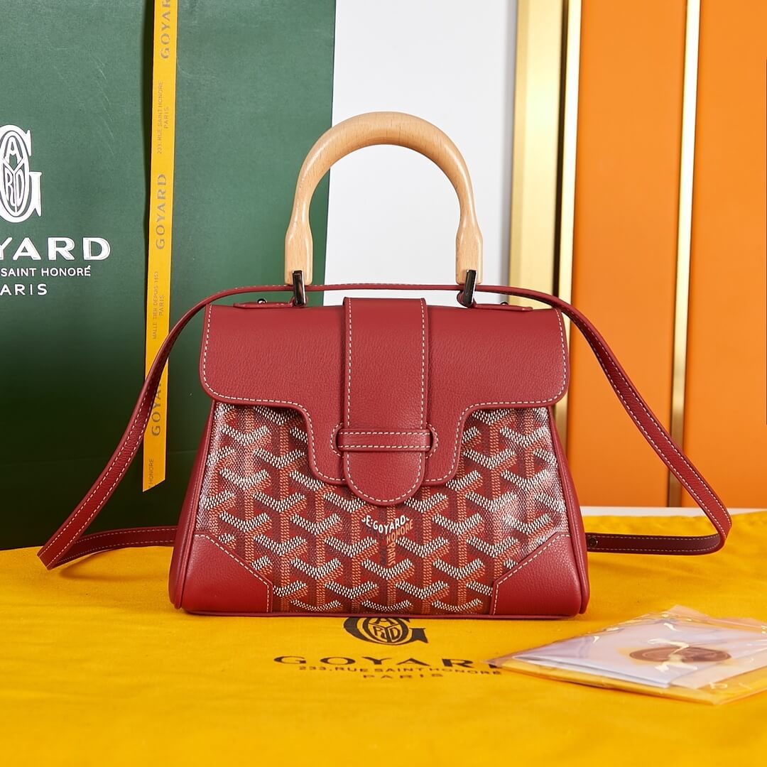 Red Goyard Saigon Souple Mini Bag - Image 2