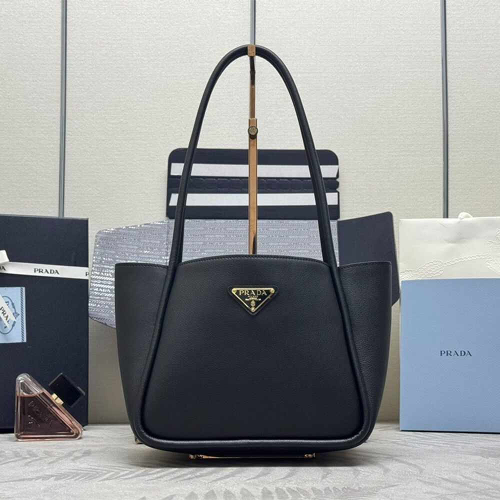 Prada Leather mini tote bag - Image 2