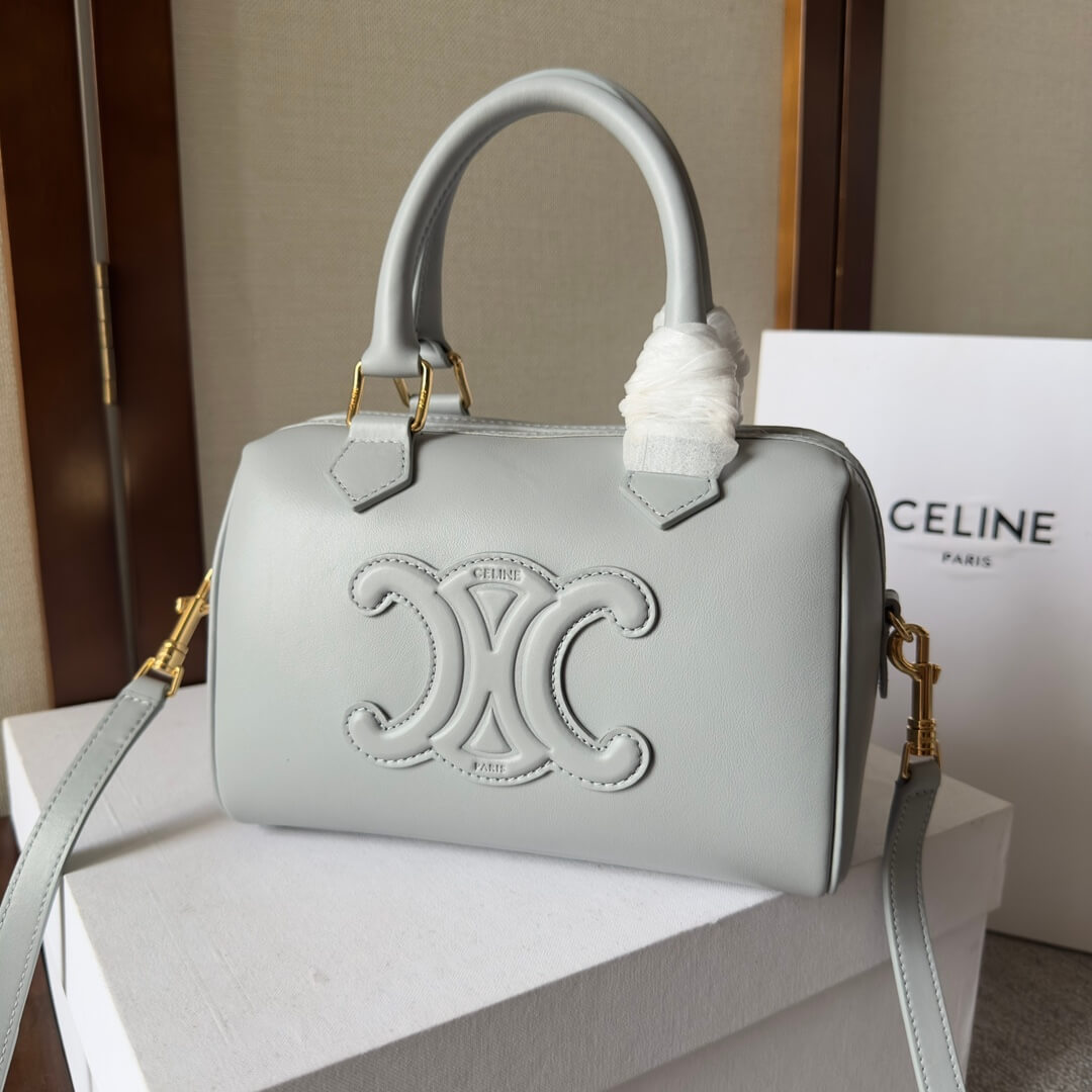 CELINE Small Boston Bag in Smooth Calfskin - Image 2