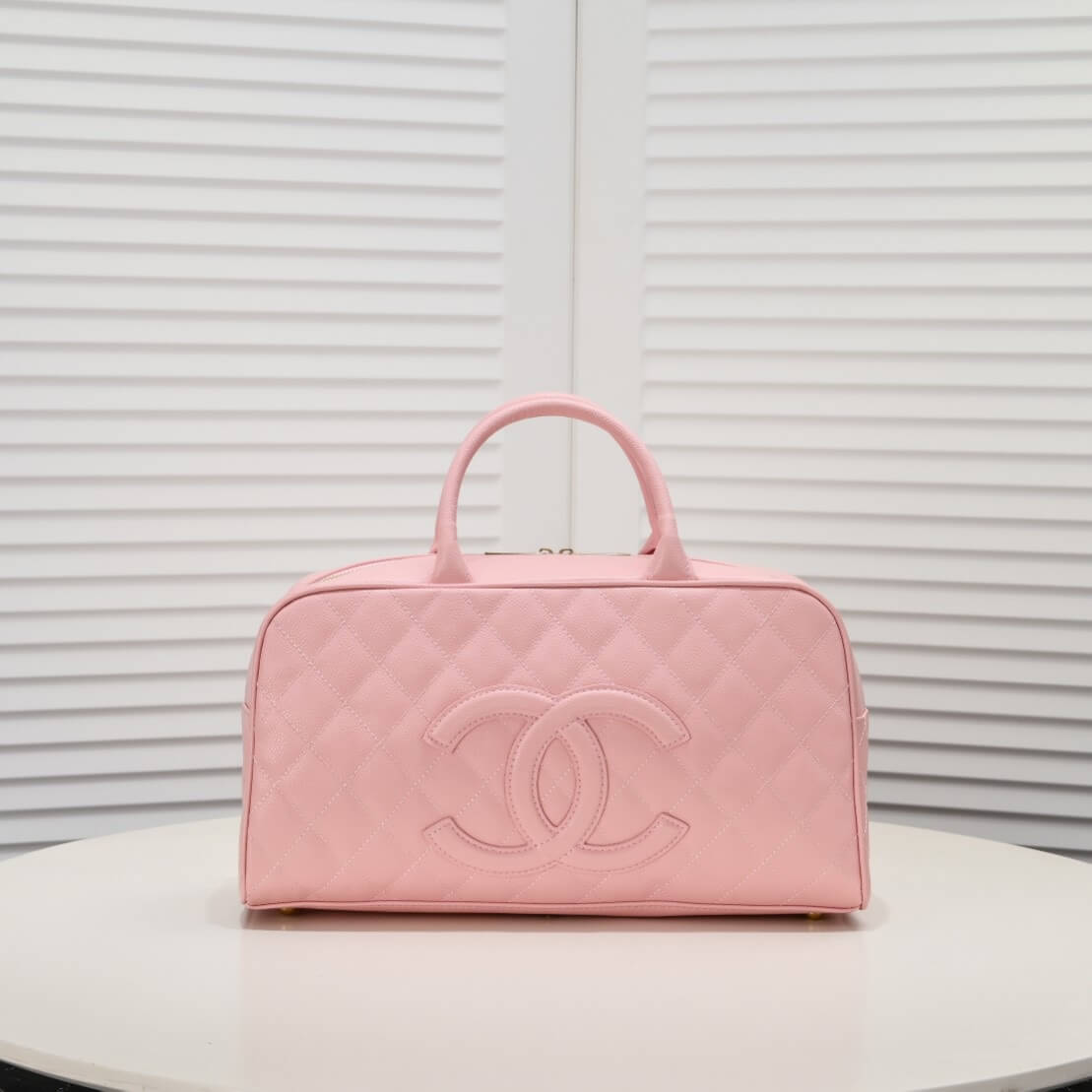 CHANEL Large Vintage Boston Bag - Image 2