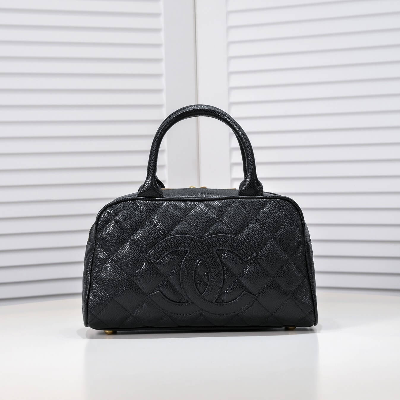 CHANEL Medium Vintage Boston Bag - Image 2
