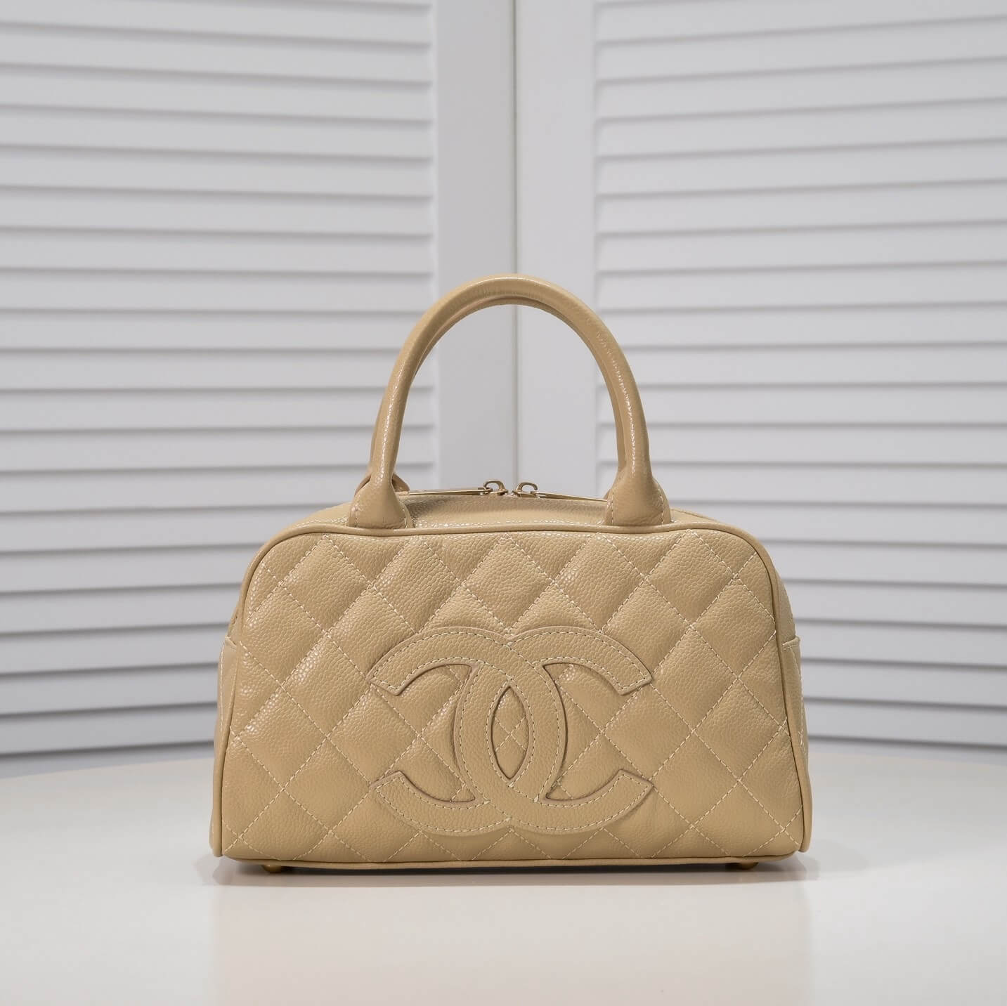 CHANEL Medium Vintage Boston Bag - Image 2