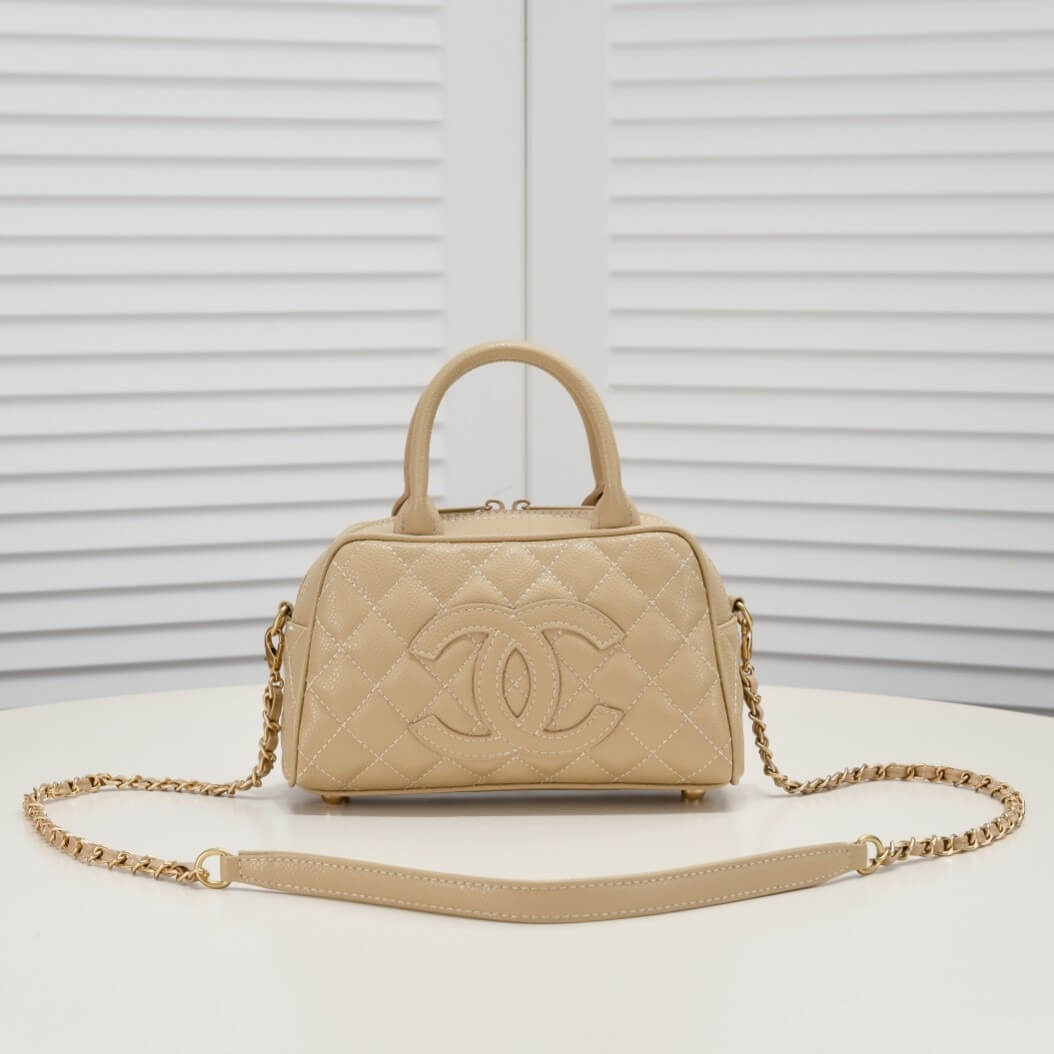 CHANEL Small Vintage Boston Bag - Image 2