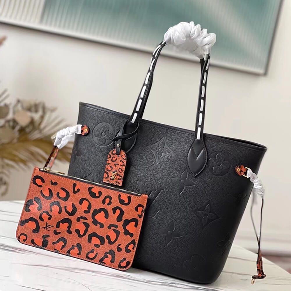 Black Louis Vuitton NEVERFULL MM - Image 2