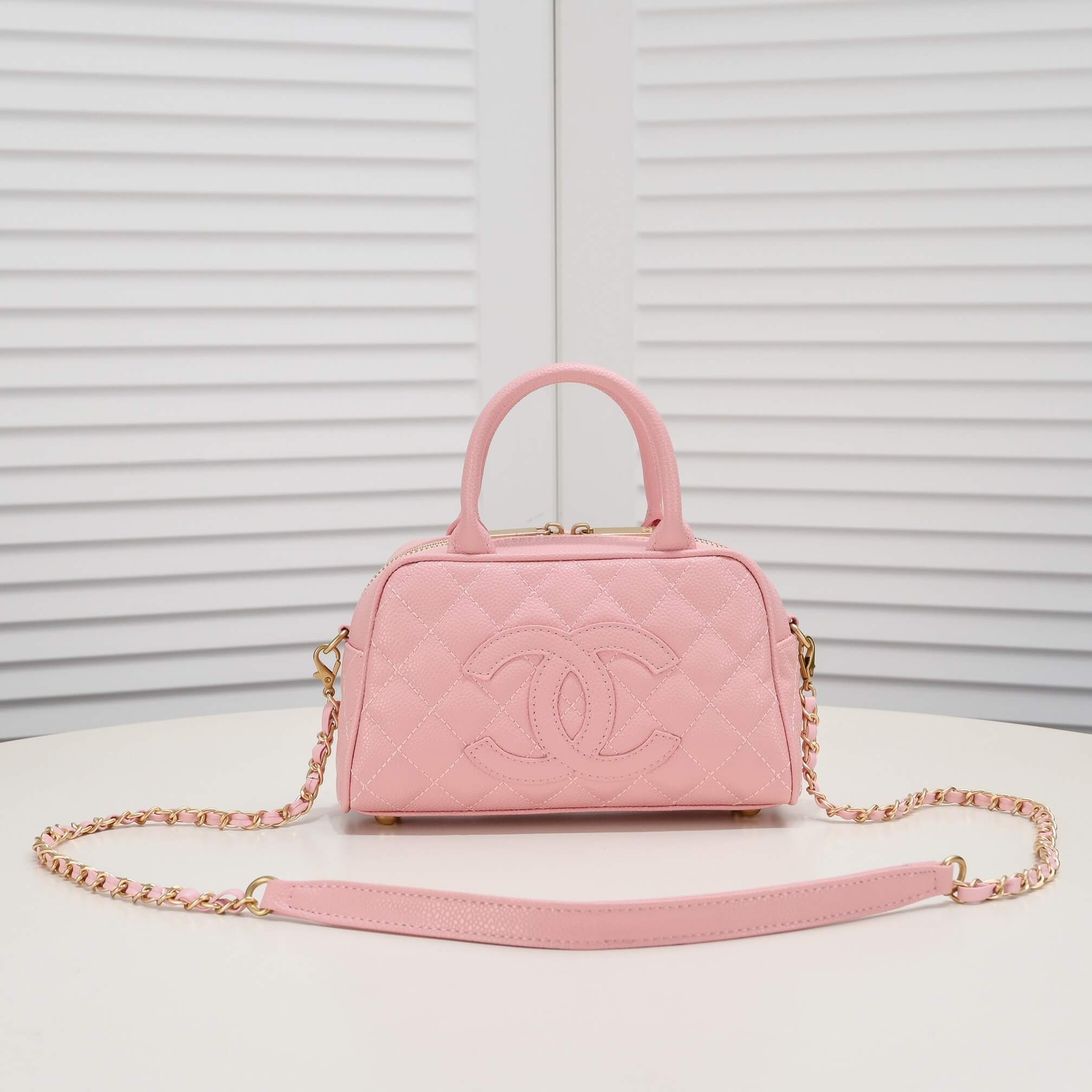 CHANEL Small Vintage Boston Bag - Image 2