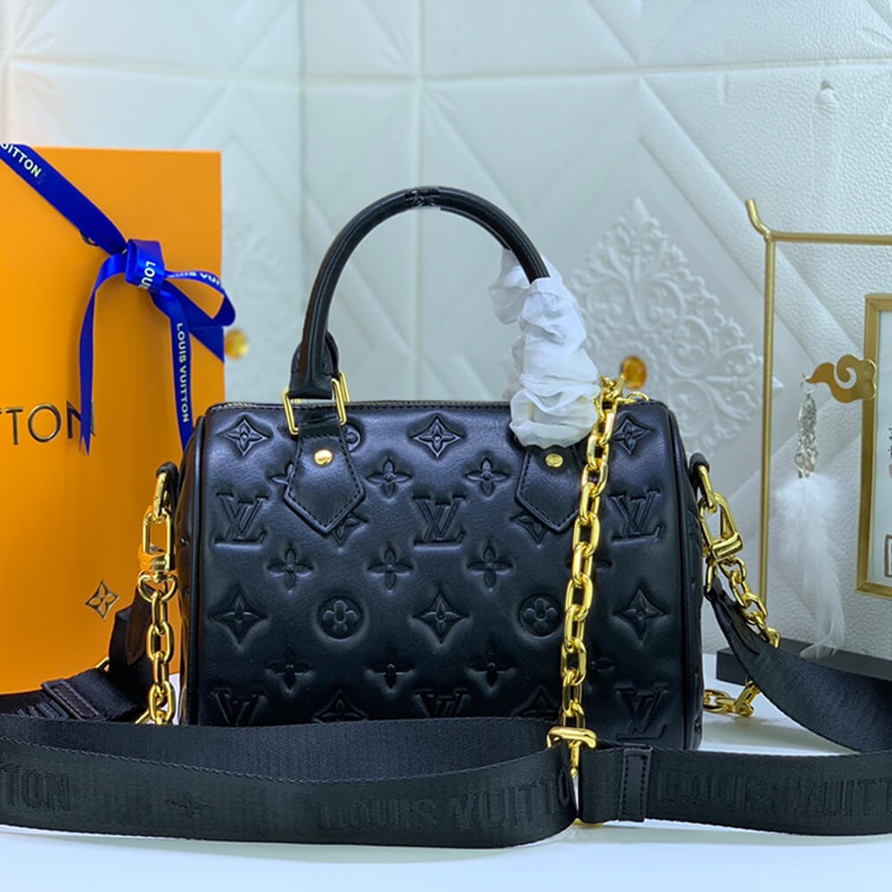 Black Louis Vuitton SPEEDY BANDOULIERE 22 - Image 2
