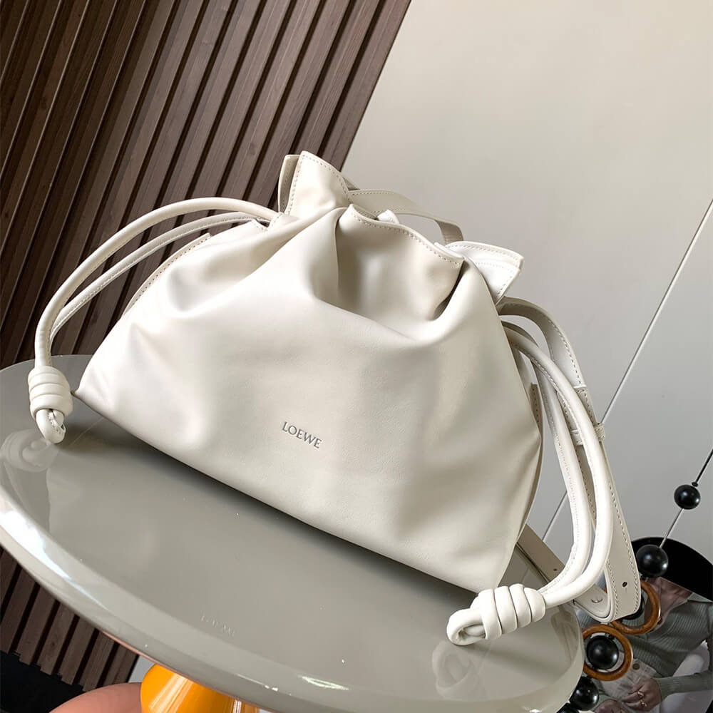 Sea Salt LOEWE Medium Flamenco clutch in nappa calfskin (Best
GRADE) - Image 2