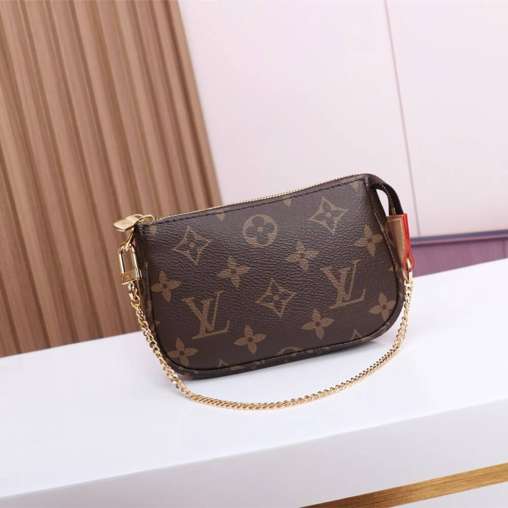 Coated LV Mini Pochette Accessoires - Image 2