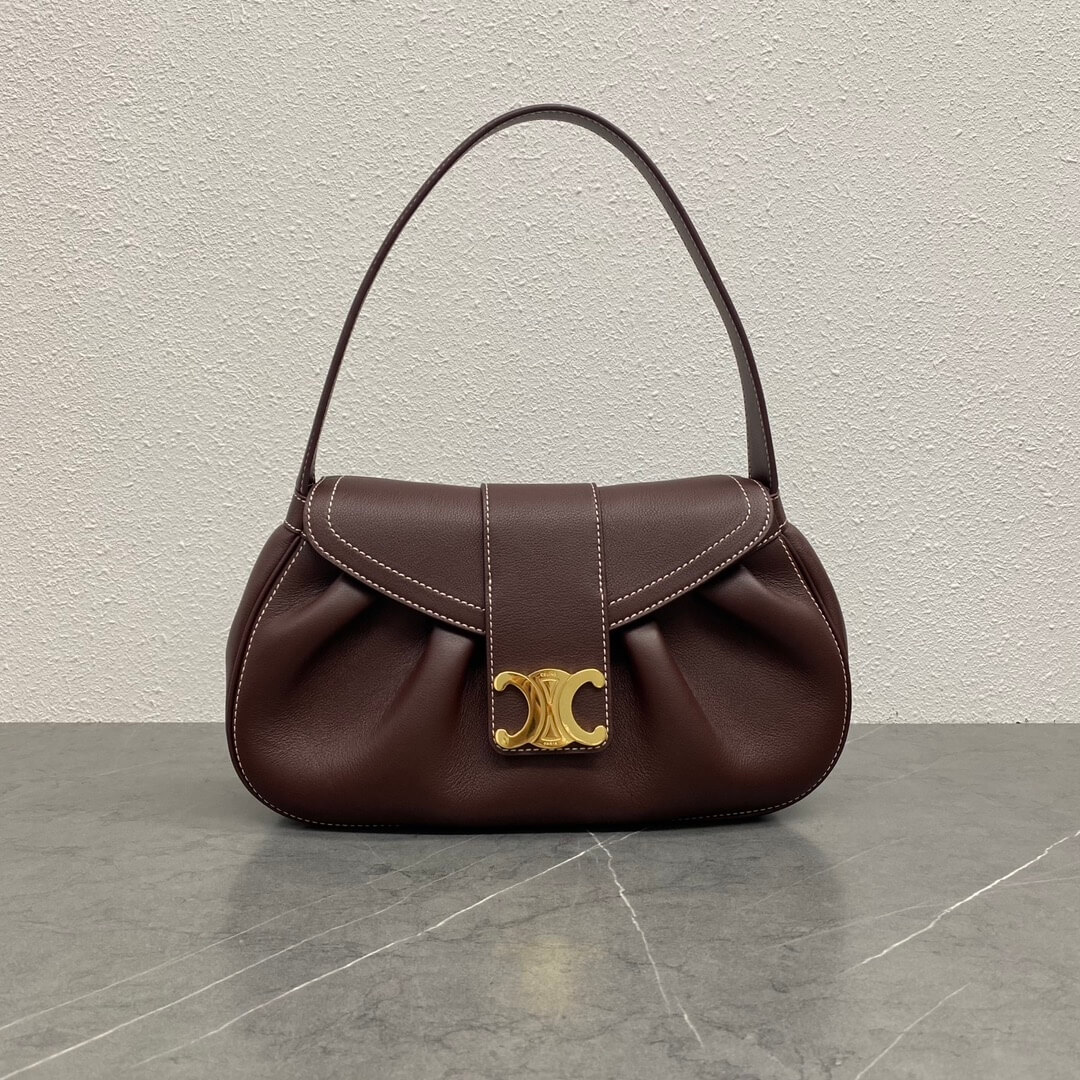 CELINE Medium POLLY bag in soft calfskin - Image 2